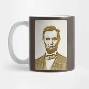 Honest Abe Lincoln Presidential Watercolor Painting Mug